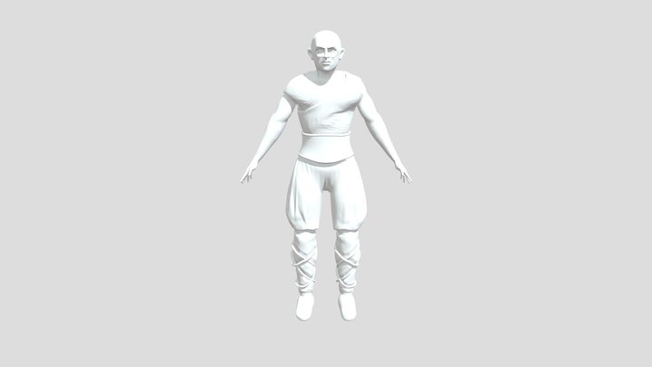 Monk 3D Model