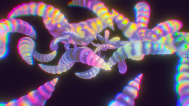 Jelly Worms – Modello 3D gratuito STL