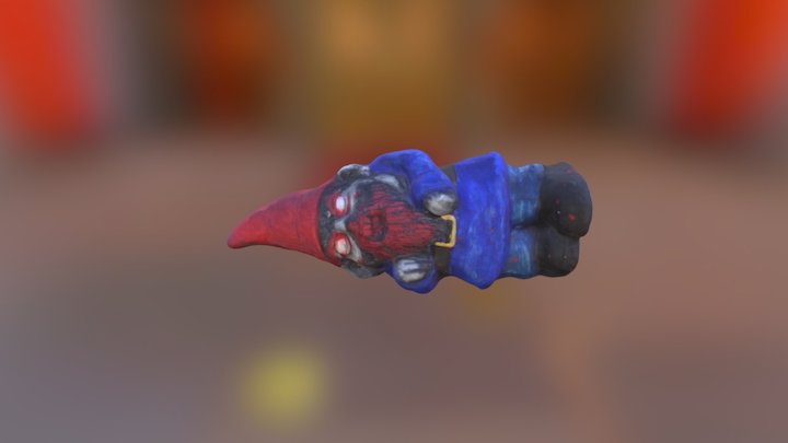 Zombie Dwarf 3D Model