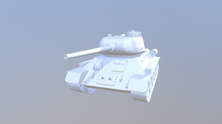 Tank T-34 3D Model