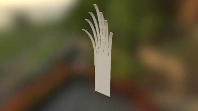 Šaka Wall Hanger 3D Model