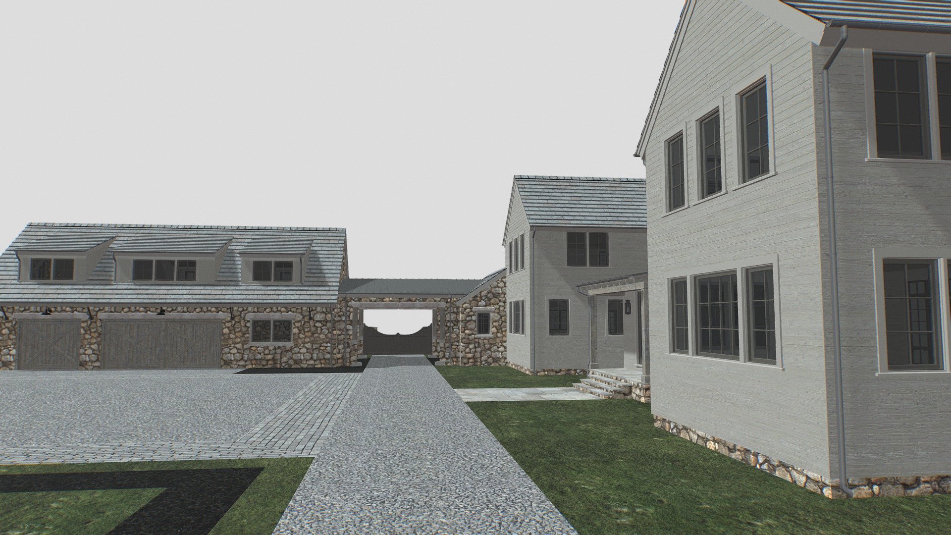 Oenoke Ridge Residence 112321 Option A 3D model by AlexVzz