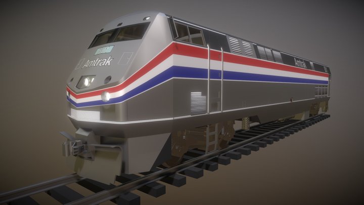 Amtrak P40DC #801 3D Model