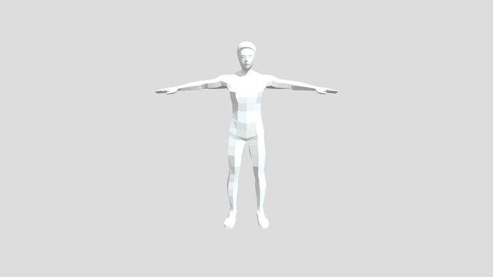 Low Poly Character 3D Model