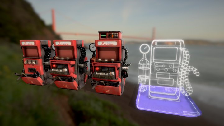 [TF2 HD] Dispenser Pack 3D Model