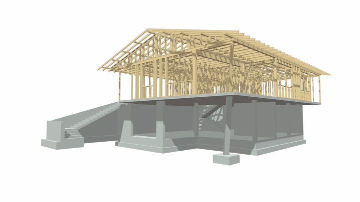 House Balsha 3D Model