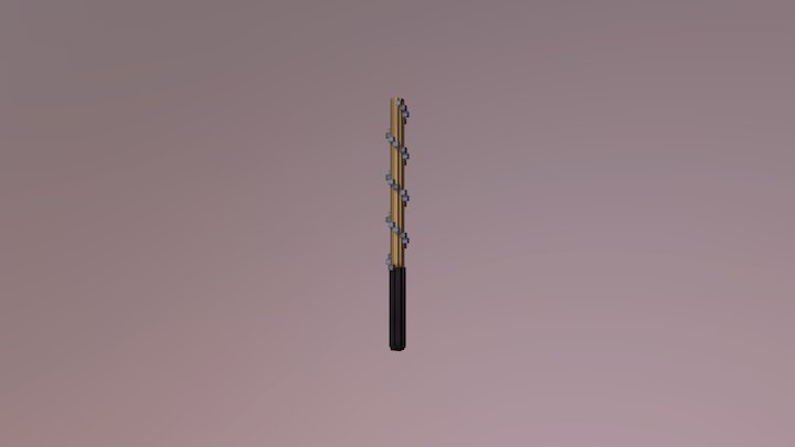 Ninja Staff 3D Model