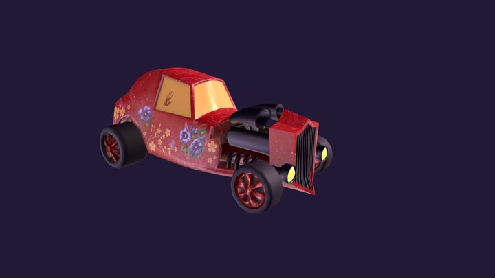 Hot Rod Model 3D Model