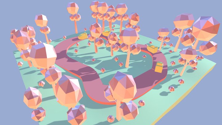 The Path to Wonderland 3D Model
