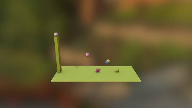 rebote de pelota 3D Model