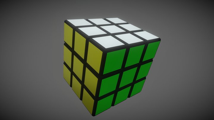 Rubik's cube 3D Model