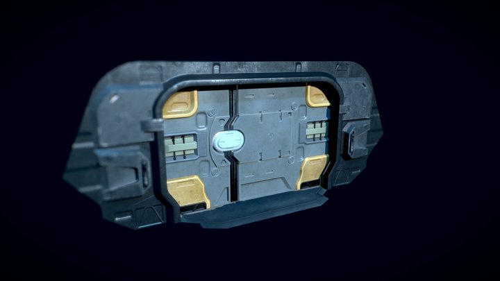 Blast Door 3D Model