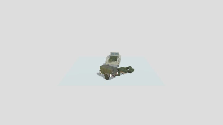 Military Scene 3D Model