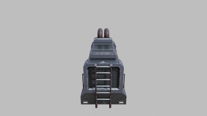 Engine Room Machine 3D Model