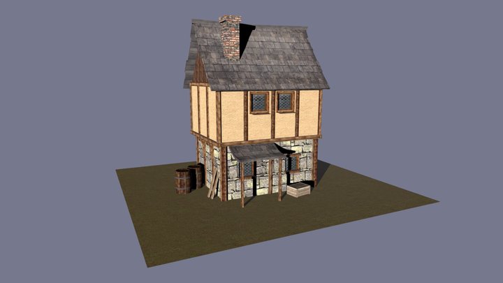 Medieval_House 3D Model