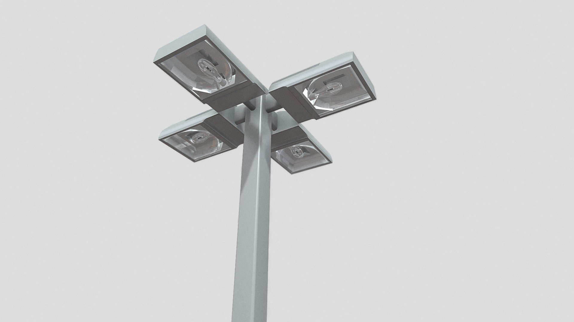 Gray Parking light Download Free 3D model by Streetlights & ETC