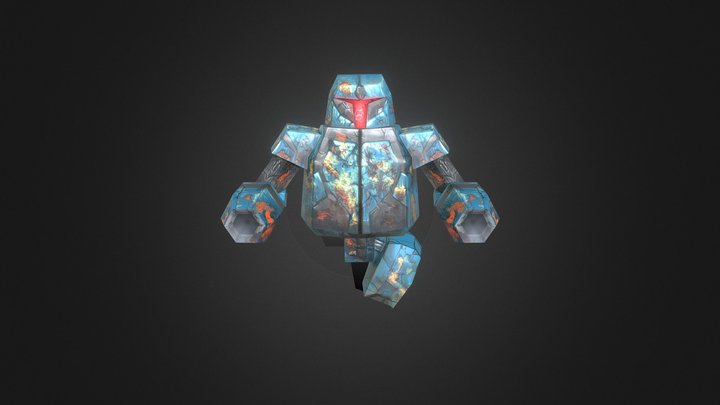 Trash Bot 3D Model