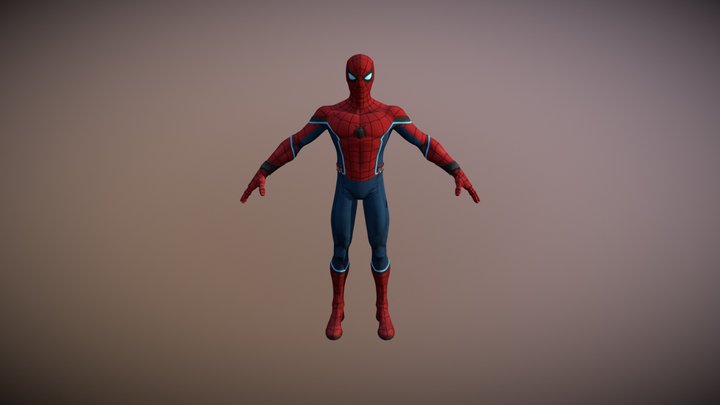 Spider-Man: Homecoming Suit 3D Model
