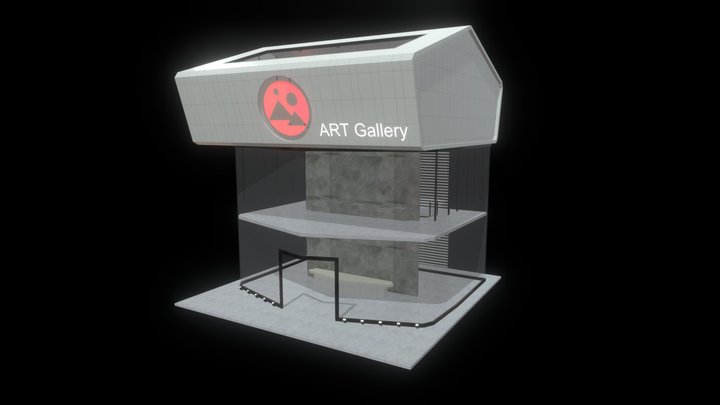 MANA ART Gallery 3D Model