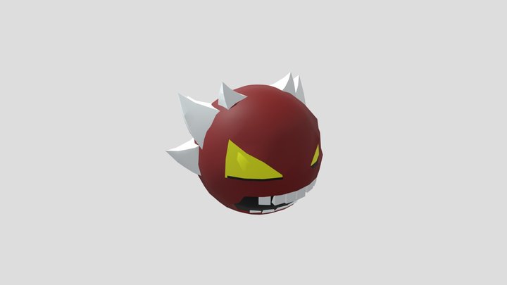 Extreme demon de geometry dash 3D Model