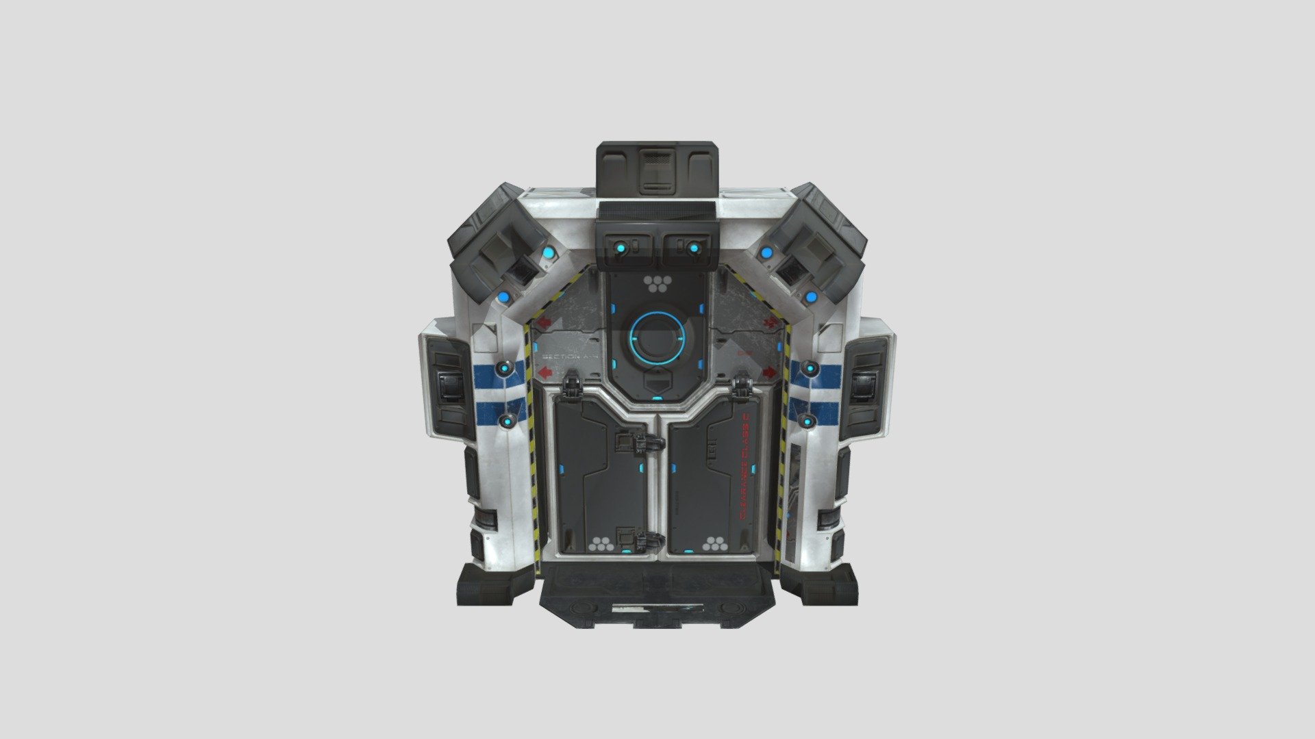 Sci Fi Door Animation