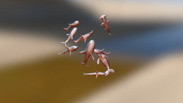 Ocean Fishes 3D Model