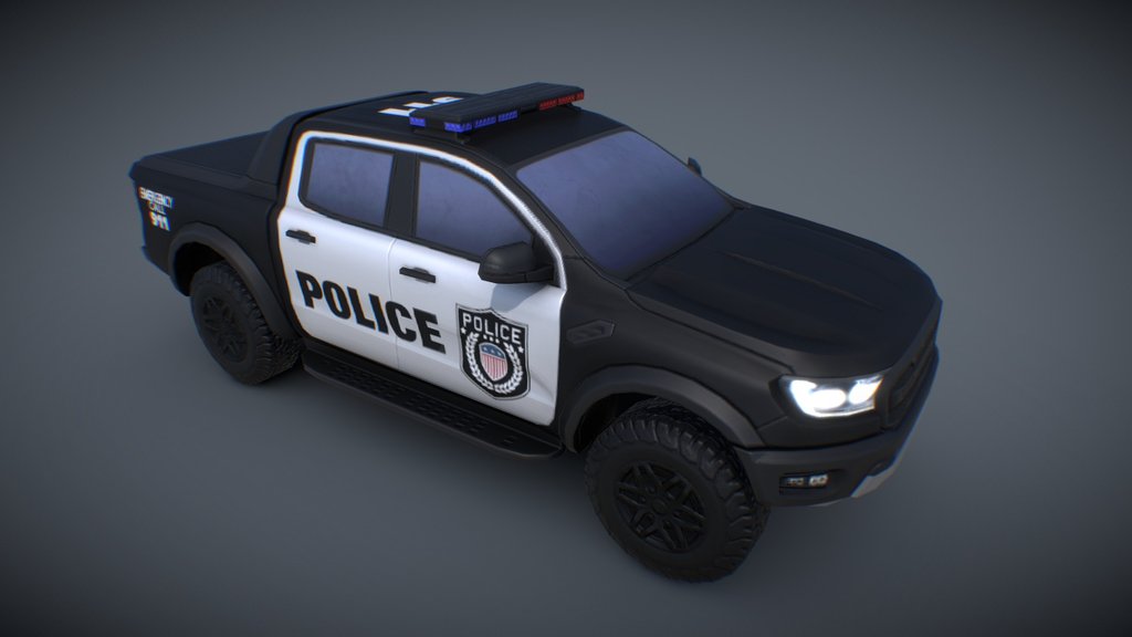 2019 Ford Ranger Raptor POLICE (Cities Skylines)