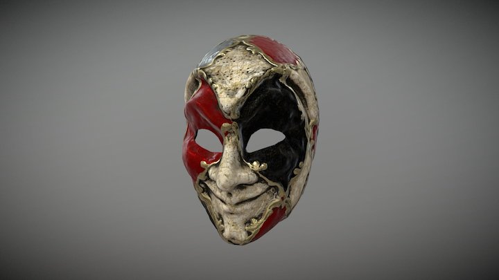 Venetian Mask 3D Model