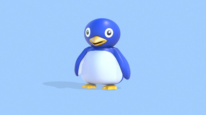 Mario style pinguin 3D Model
