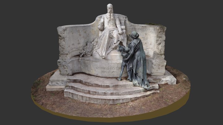 Monumento Federico Rubio 3D Model