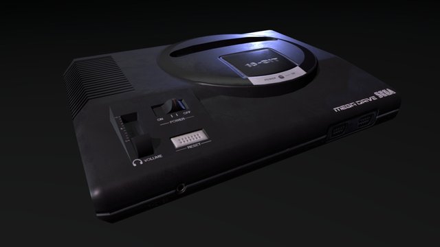 Sega Mega Drive 3D Model