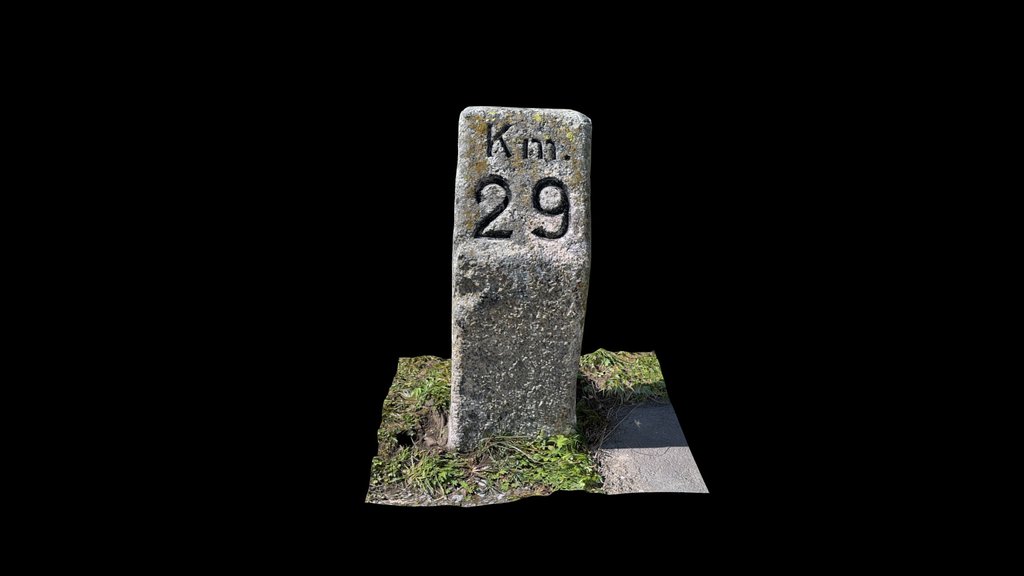 Milestone Klausenpass Km 29 von Altdorf