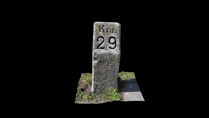 Milestone Klausenpass Km 29 von Altdorf – Free 3D Model STL