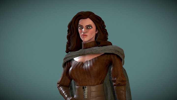 Fantasy Woman 3D Model