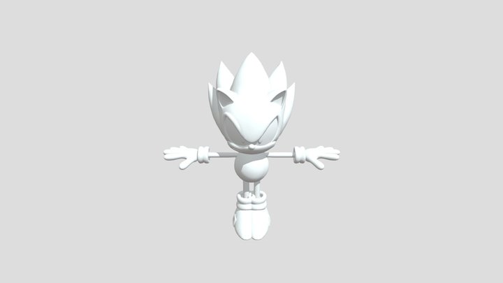 Super Sonic 3D Model