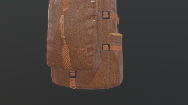 Leather Beg 3D Model