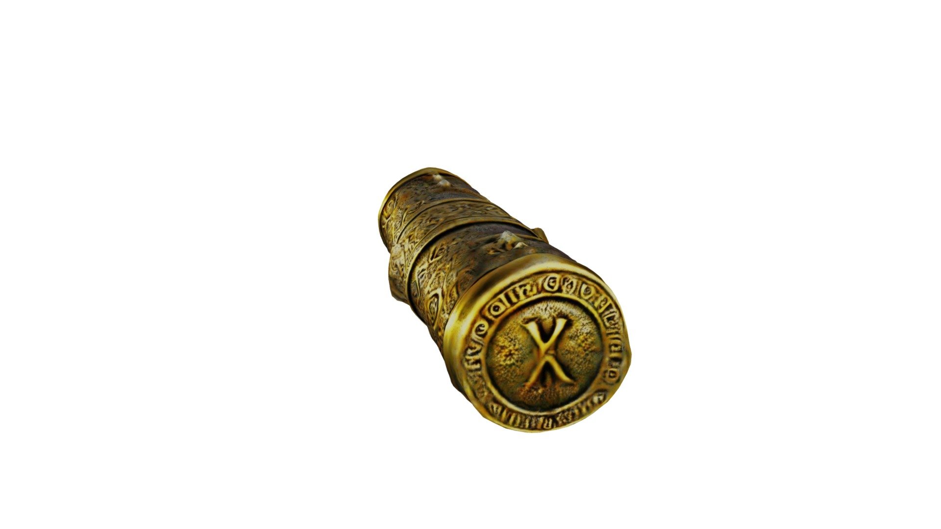 Golden Cryptex - Buy Royalty Free 3D model by MuseModels [47d0a9e ...