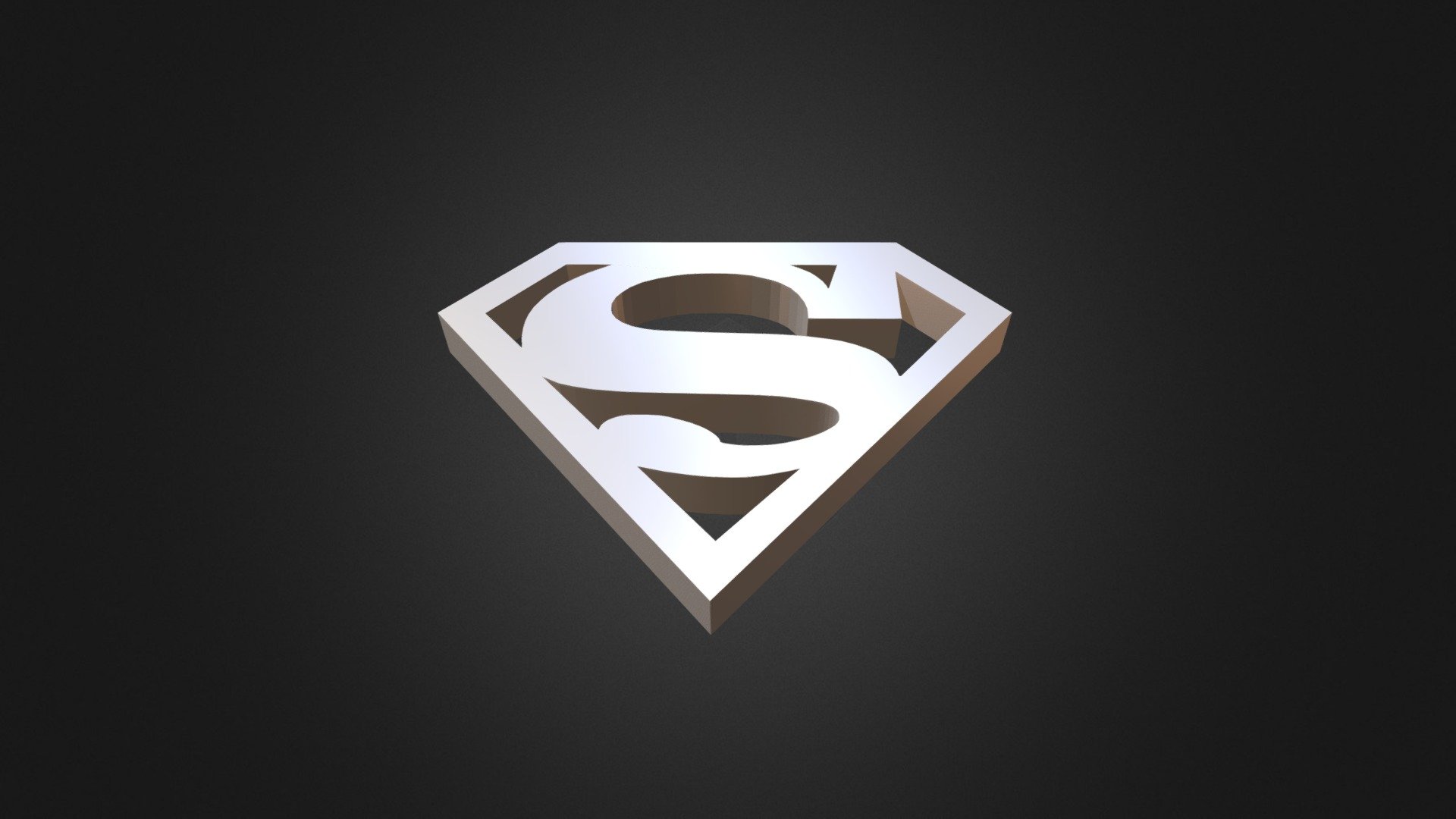 Superman White Logo