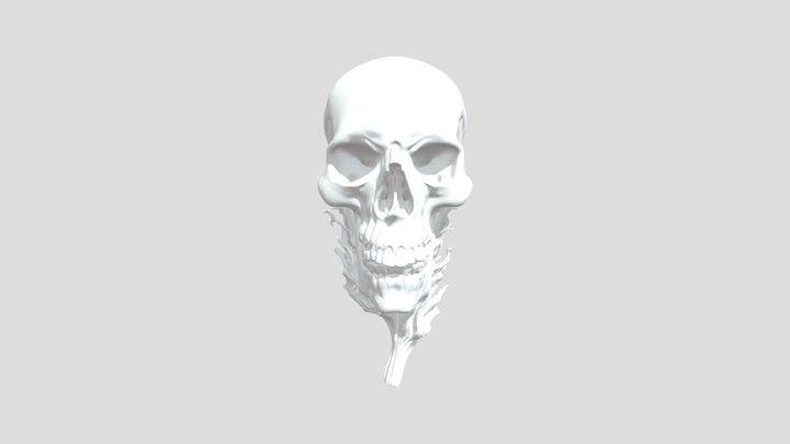 Inferno Skull 3D Model