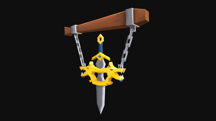 HearthSign Game Art Fundamentals 3D Model