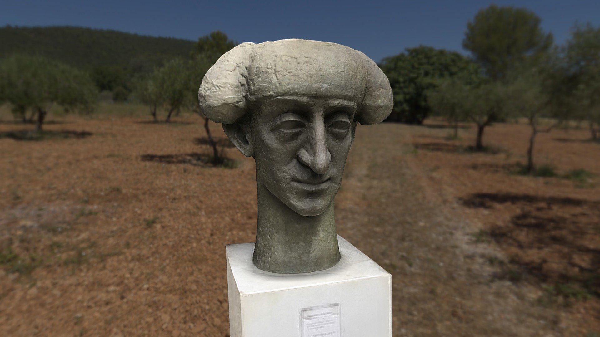Bust of famous bullfighter Manolete, Cordoba — Sketchfab embed 3D viewer