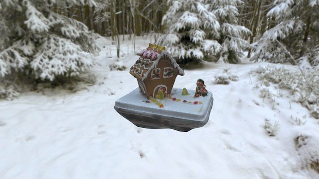 Gingerbread House 3D Model