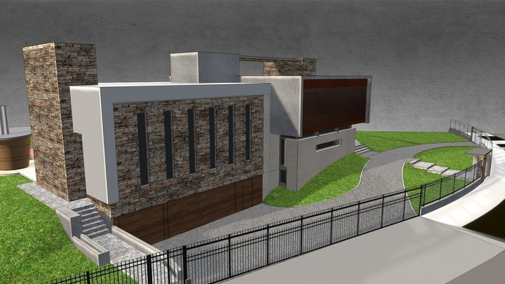 LONG HOUSE 3D Model
