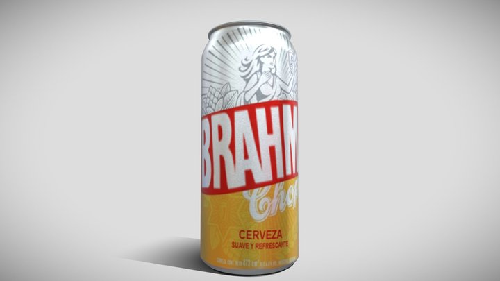 Brahma can for el profetoide 3D Model