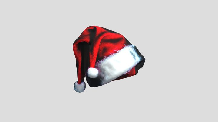 Double Christmas Hat 3D Model