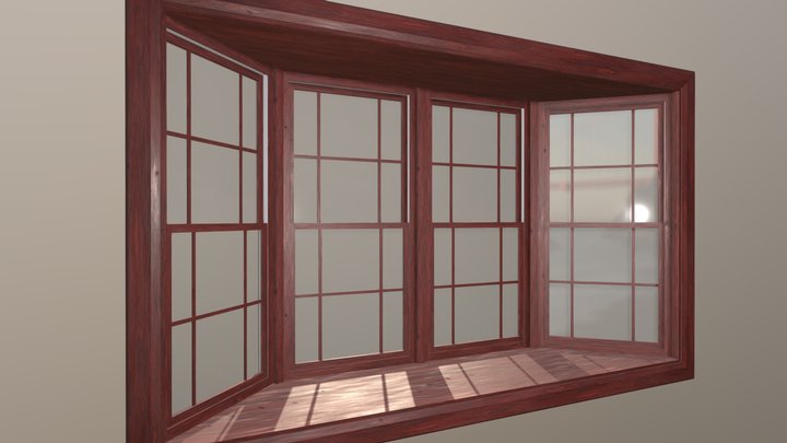 Bay Window Interior 3D Model