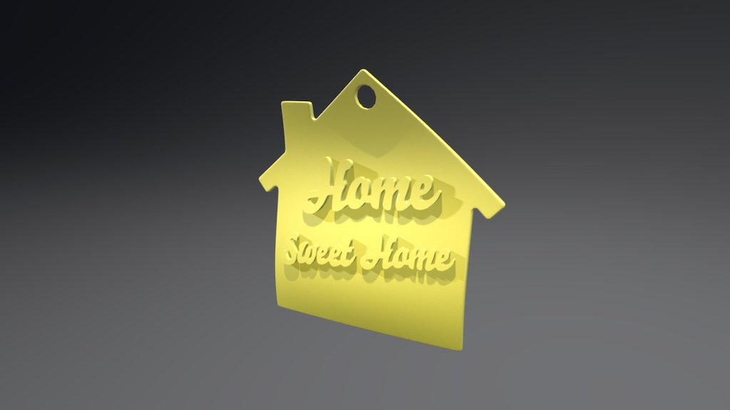 Home Sweet Home Keyring