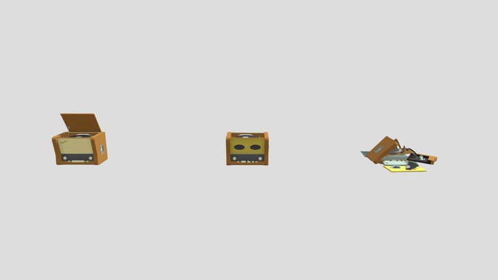 Radiola damaged 3D Model
