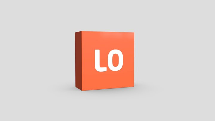 LO-logo 3D Model