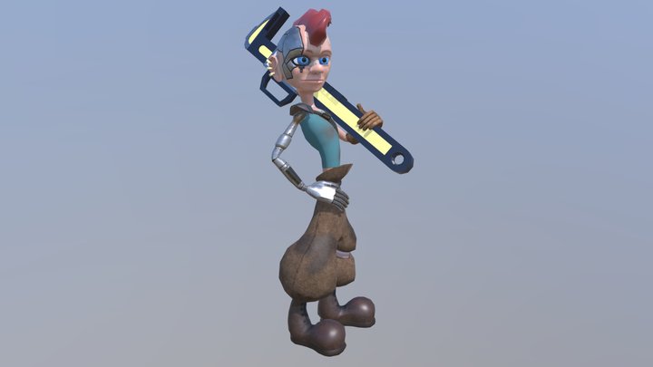 Punk Mechanic 3D Model